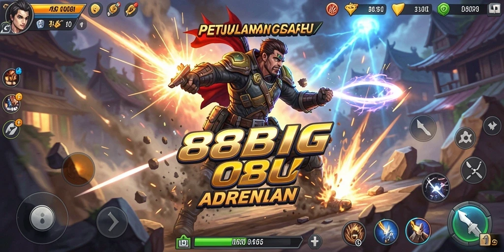 Screenshot 88BIG yang menunjukkan aksi pertempuran menegangkan.