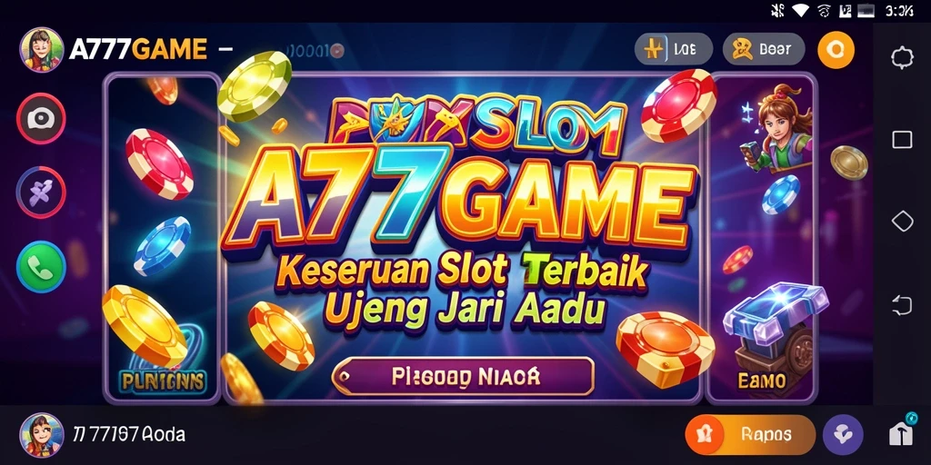 Tampilan gameplay Slot yang mendebarkan dan penuh warna.