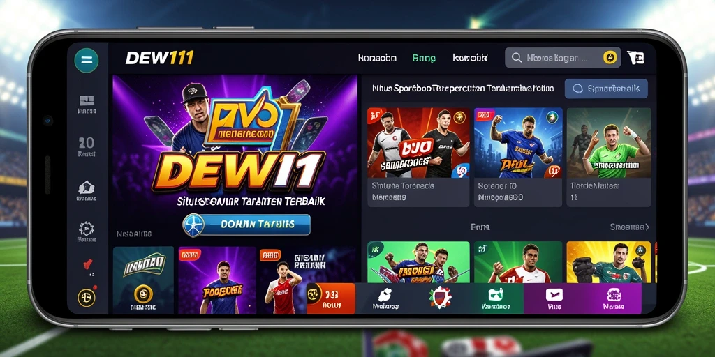 Tampilan antarmuka pengguna DEWI11 yang menarik dan mudah digunakan.