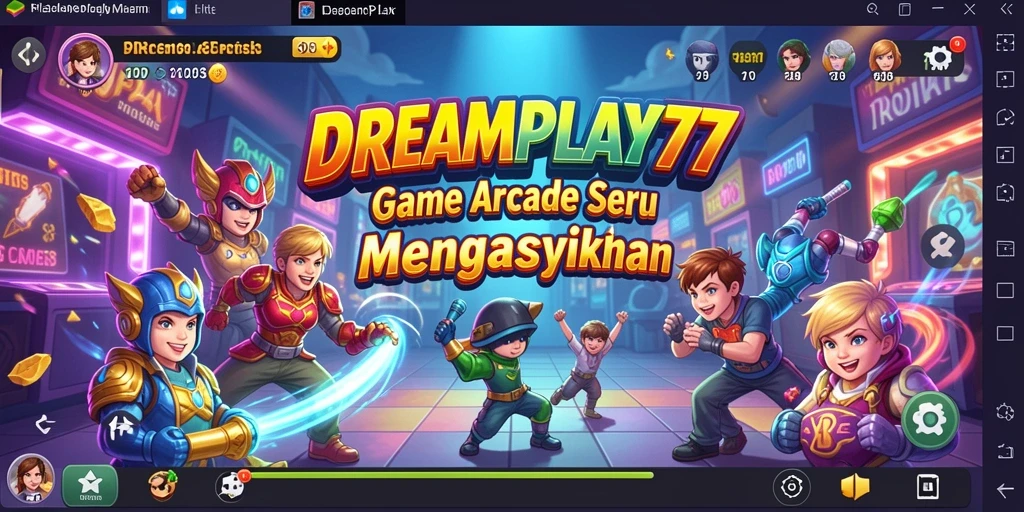 Screenshot gameplay <strong>DREAMPLAY77</strong> yang menampilkan aksi seru di setiap level.