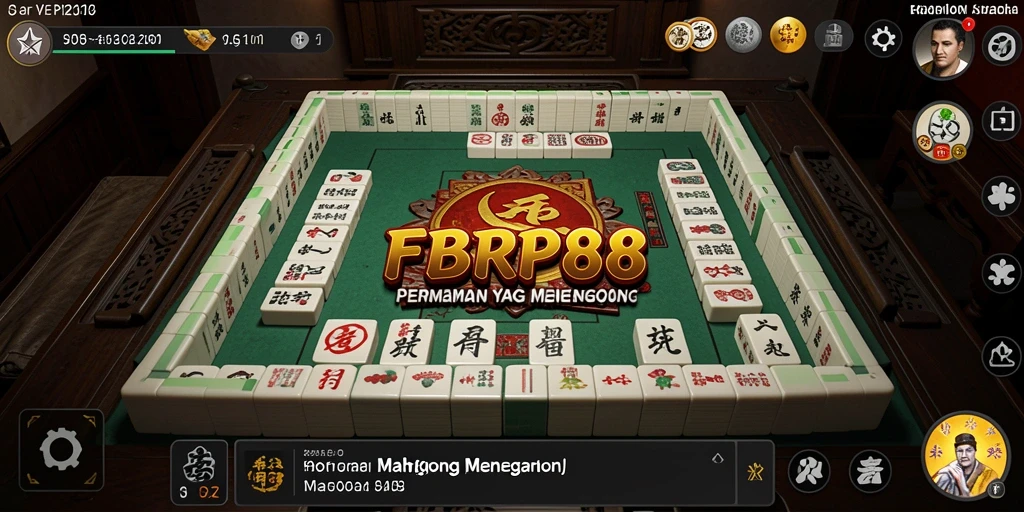Screenshot FBRP88 menampilkan gameplay Mahjong yang mendebarkan.