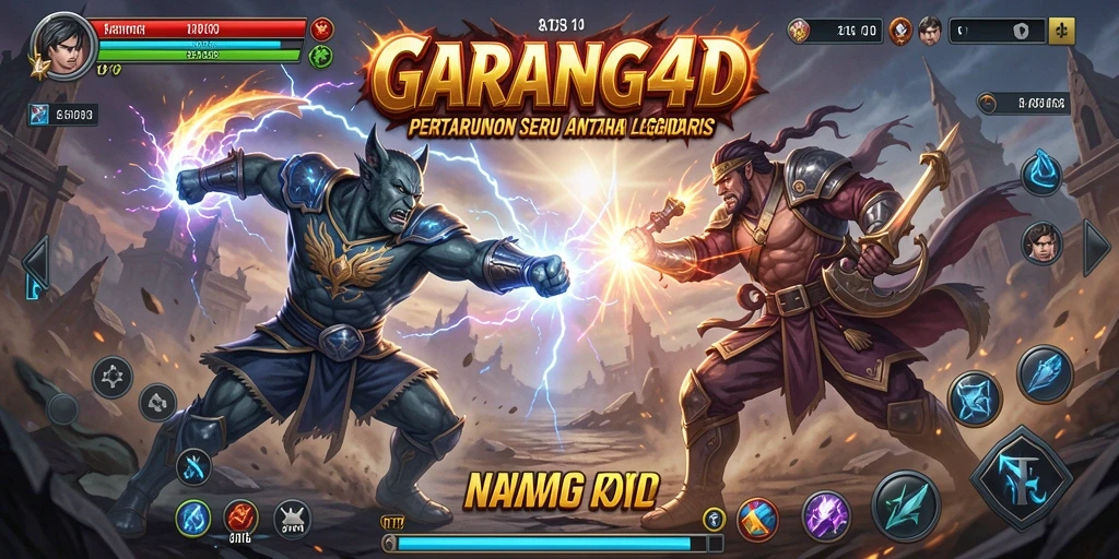 Tampilan aksi seru dari gameplay GARANG4D yang mendebarkan.