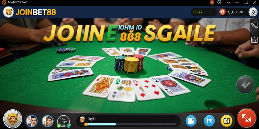 Screenshot gameplay JOINBET88 menampilkan keseruan permainan Gaple.