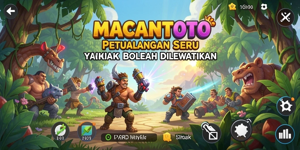 Tampilan gameplay seru dalam petualangan <strong>MACANTOTO</strong>.