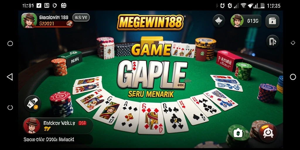 Tampilan gameplay MEGEWIN188 yang seru dan interaktif.