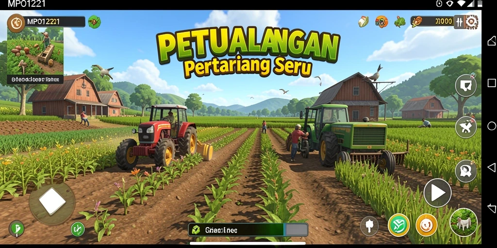 Gameplay seru dalam dunia pertanian yang menawan.