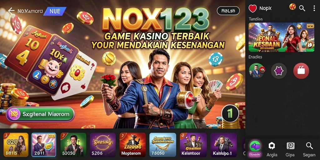 Gameplay Kasino yang seru dan menegangkan di NOX123.