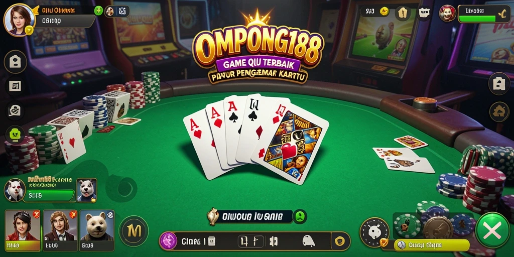 Tampilan gameplay OMPONG188 yang menarik dan interaktif.