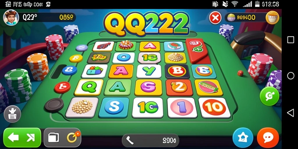 Screenshot QQ222 menunjukkan gameplay seru Bingo yang menghibur.