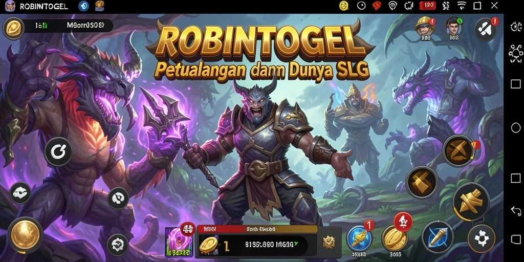 Tampilan gameplay menarik di ROBINTOGEL