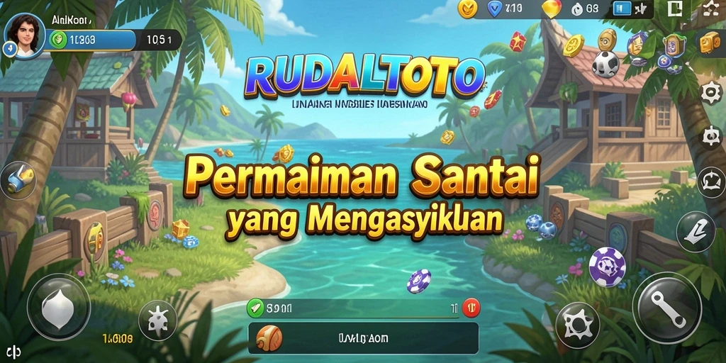 Screenshot gameplay RUDALTOTO yang menampilkan suasana bermain yang menyenangkan.