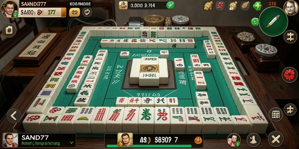 Gameplay Mahjong yang seru dan menantang di SAND77.