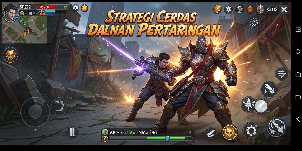 Tampilan gameplay yang mendebarkan dalam SP212 dengan strategi mendalam.