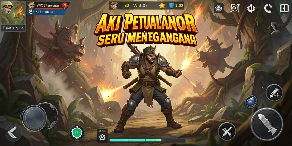 Tangkapan layar dari gameplay mendebarkan WIN33 yang penuh aksi.