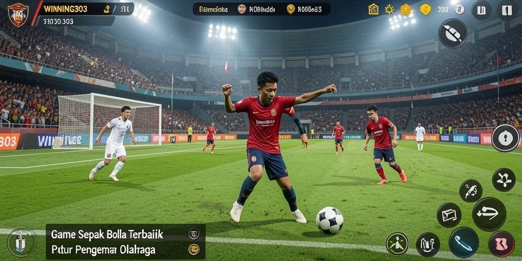 Tampilan menarik dari gameplay <strong>WINNING303</strong> yang penuh aksi sepak bola.
